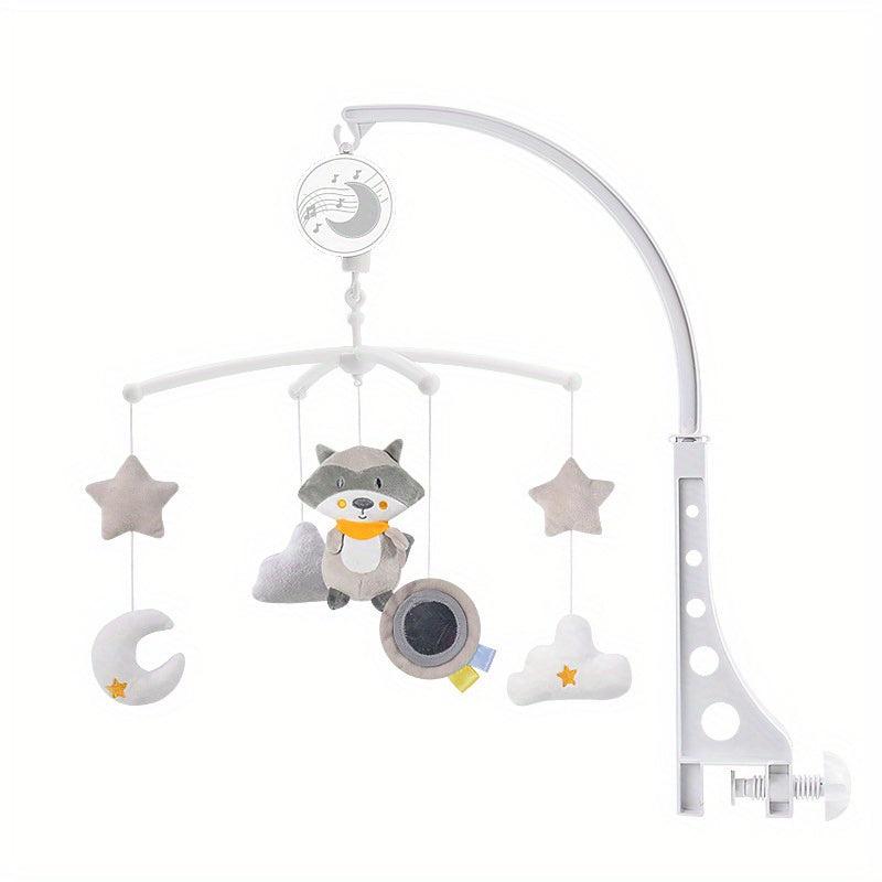 Baby Crib Mobile Night Light Music Rattle