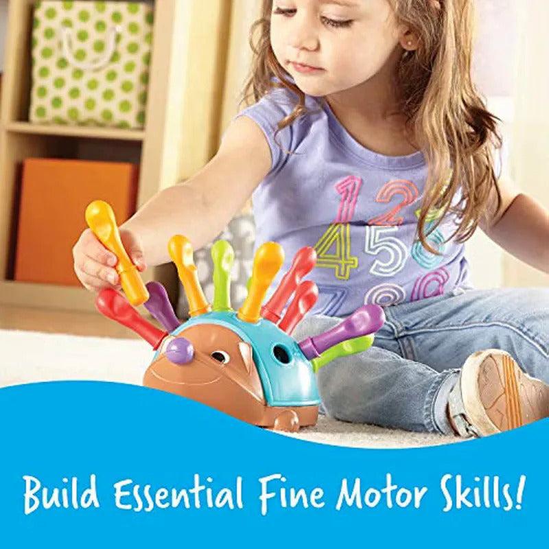 Montessori Hedgehog Baby Toy Sensory Training Spelling Little Hedgehog
