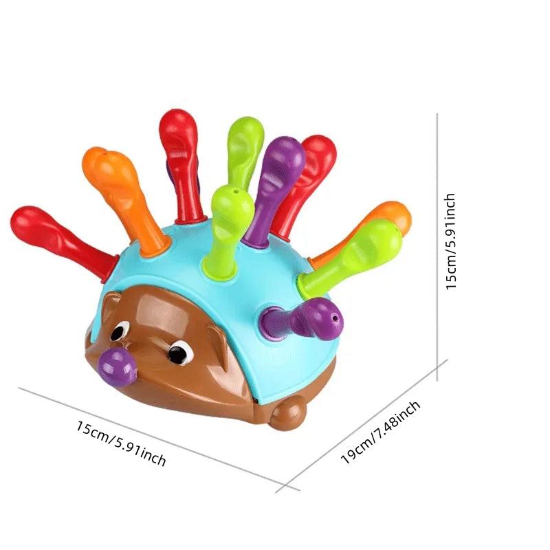 Montessori Hedgehog Baby Toy Sensory Training Spelling Little Hedgehog