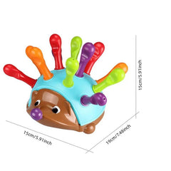 Montessori Hedgehog Baby Toy Sensory Training Spelling Little Hedgehog