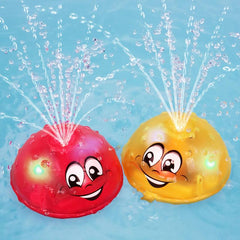 Spray Toys Baby Bath Toys Floating Sensing Water Spray Soft LED Lights