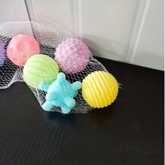 Soft Rubber Water Toy for Infants - Grab & Chew Ball for Children