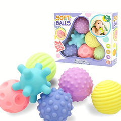Soft Rubber Water Toy for Infants - Grab & Chew Ball for Children