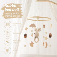 Cloud Rattles Crib Mobiles Bell Musical Box for Newborn