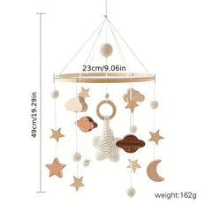 Cloud Rattles Crib Mobiles Bell Musical Box for Newborn