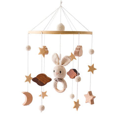 Cloud Rattles Crib Mobiles Bell Musical Box for Newborn