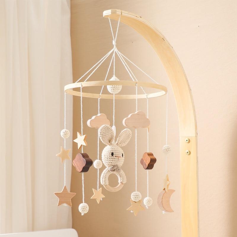 Cloud Rattles Crib Mobiles Bell Musical Box for Newborn