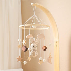 Cloud Rattles Crib Mobiles Bell Musical Box for Newborn