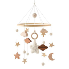 Cloud Rattles Crib Mobiles Bell Musical Box for Newborn