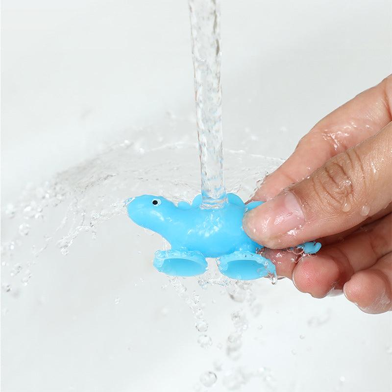 16 Pcs Kids Bath Toys Silicone Cup Dinosaur Sensory Travel Toys Gift