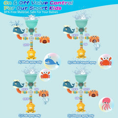 Ocean Pipe Turn Music Toys for Bathtime Fun