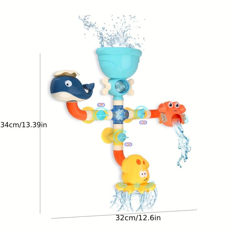 Ocean Pipe Turn Music Toys for Bathtime Fun