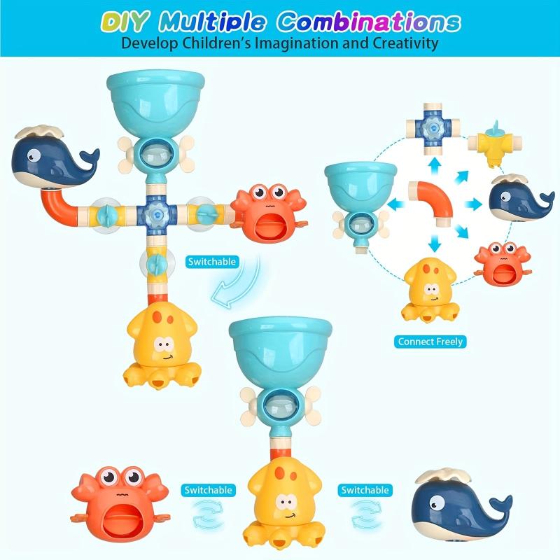 Ocean Pipe Turn Music Toys for Bathtime Fun