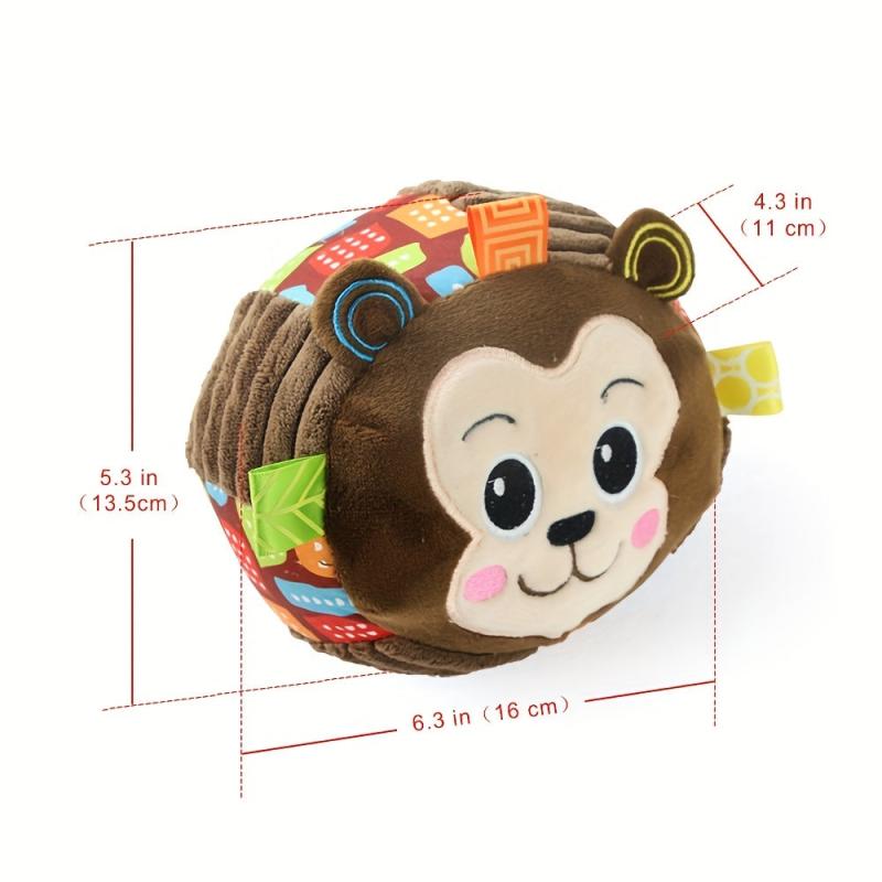 Plush Bell Ball Educational Toy for Babies