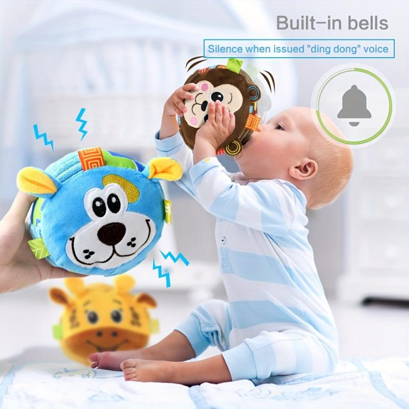 Plush Bell Ball Educational Toy for Babies