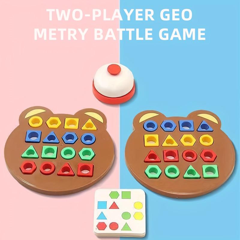 Kids Geometric Pairing Blocks Toy Set