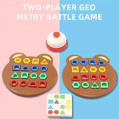 Kids Geometric Pairing Blocks Toy Set