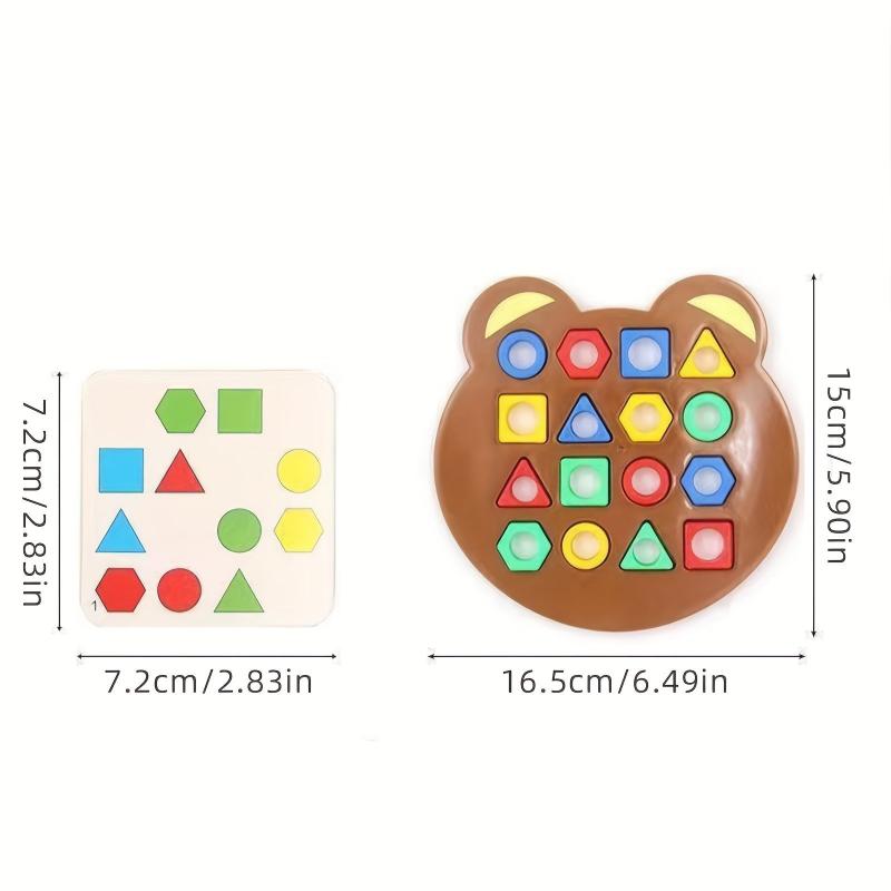 Kids Geometric Pairing Blocks Toy Set