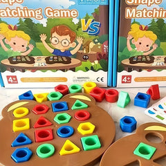 Kids Geometric Pairing Blocks Toy Set