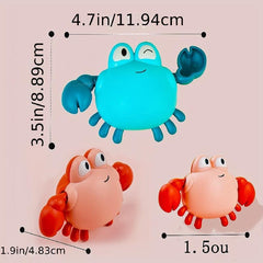 Swimming Crab Bath Toys for Toddlers 4 Pcs