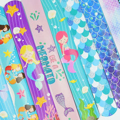 10pcs Mermaid Clap Circle Toys Little Mermaid Theme Party Decorations