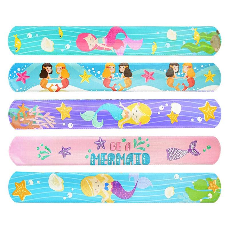 10pcs Mermaid Clap Circle Toys Little Mermaid Theme Party Decorations
