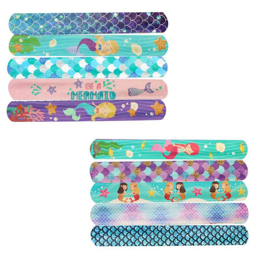 10pcs Mermaid Clap Circle Toys Little Mermaid Theme Party Decorations