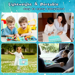 Busy Board Montessori Toys Sensory Toddler Educational Travel Preschool