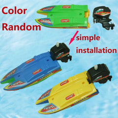 Water Play Yacht Speedboat Bath Toy Cognition Vehicle