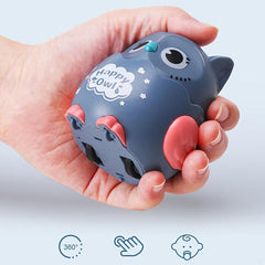 Press & Go Cartoon Owl Toys - Gift for 1-3 Year Old Boys & Girls