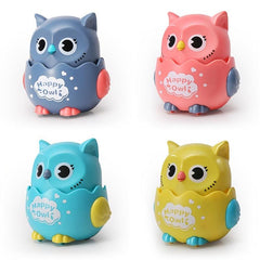 Press & Go Cartoon Owl Toys - Gift for 1-3 Year Old Boys & Girls