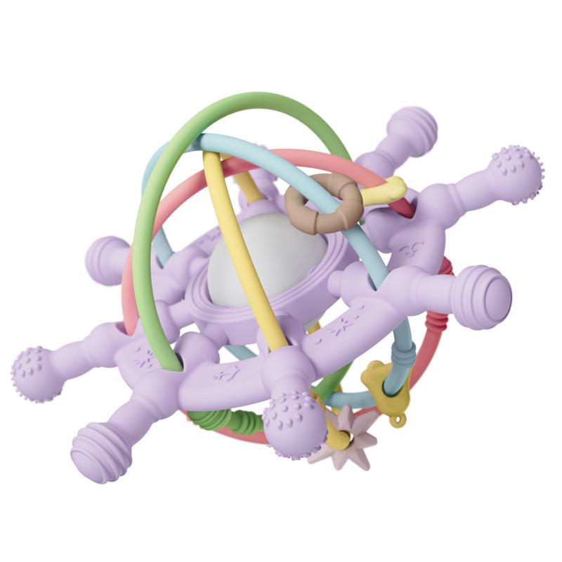 Baby Rattle & Teether Bed Bell Montessori Ball