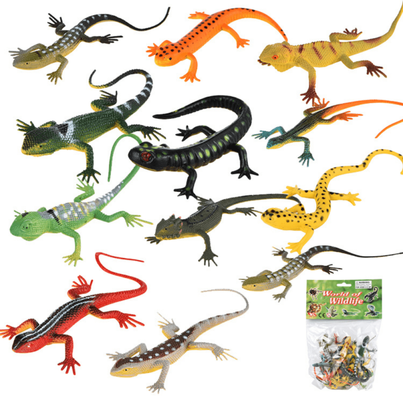 Educational Reptile Party Toy Lizards Model for Kids - Christmas Gift
