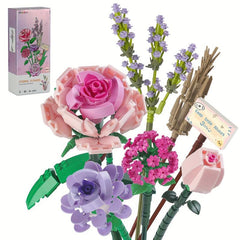 DIY Holiday Gift Building Blocks Flower Arrangement Set