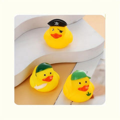 12Pcs Role Playing Pilot Nurse Bath Duck Set for Kids