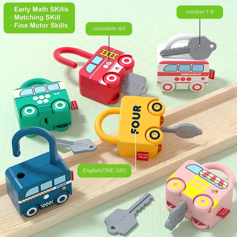Montessori Educational Learning Toys Sorting Matching Locks And Keys