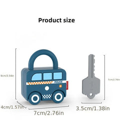 Montessori Educational Learning Toys Sorting Matching Locks And Keys