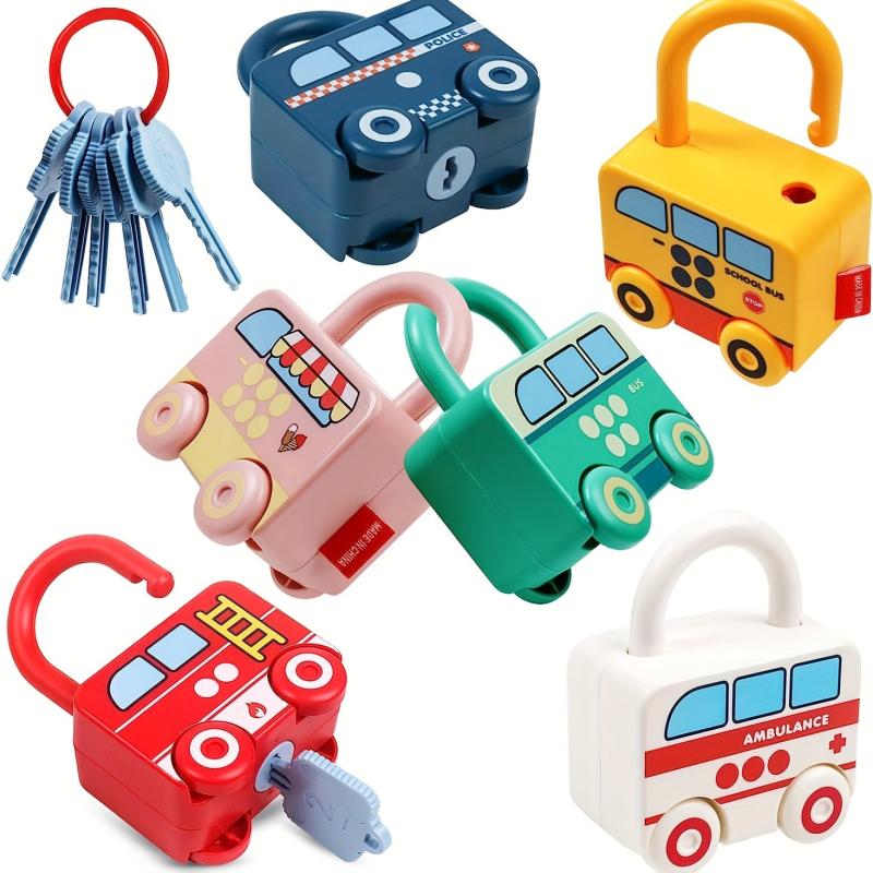 Montessori Educational Learning Toys Sorting Matching Locks And Keys