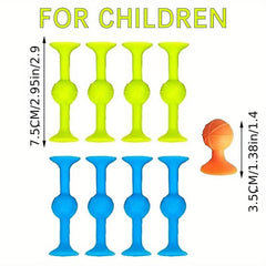 Suction Cup Toys Building Blocks Pop Sucker Toy Fidget Toy Construction Set