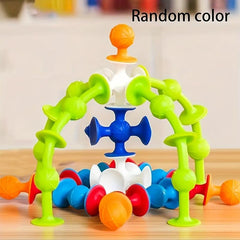 Suction Cup Toys Building Blocks Pop Sucker Toy Fidget Toy Construction Set