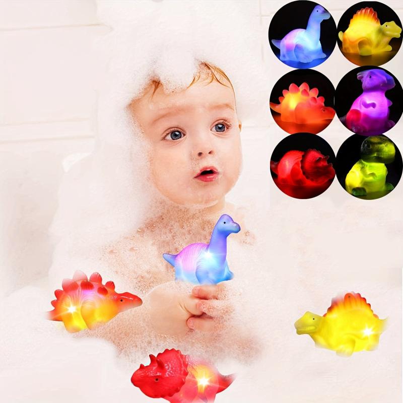 Light-Up Dinosaur Bath Toy for Baby Toddler - Water Bathtub Toy