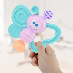Baby Teething Chewer Rattle Teether Toy Newborn Can Chew Teeth Grab Hand Rattle