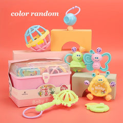 Baby Teething Chewer Rattle Teether Toy Newborn Can Chew Teeth Grab Hand Rattle