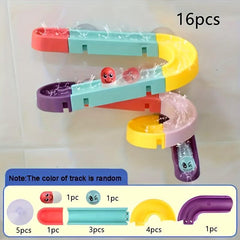 Orbital Spinning Pipe Building Blocks Slide Roller Balls Bath Toys