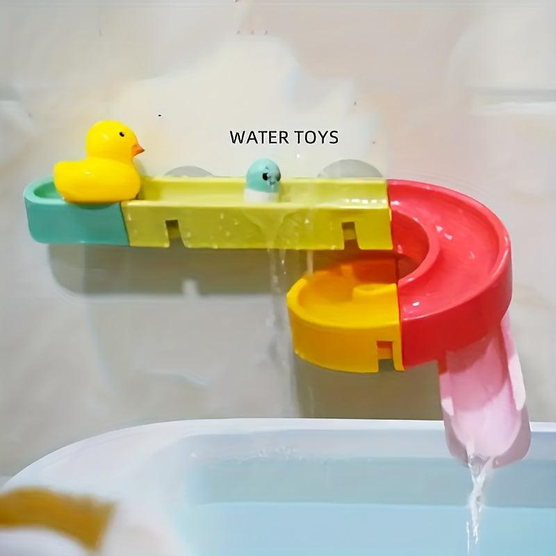 Orbital Spinning Pipe Building Blocks Slide Roller Balls Bath Toys