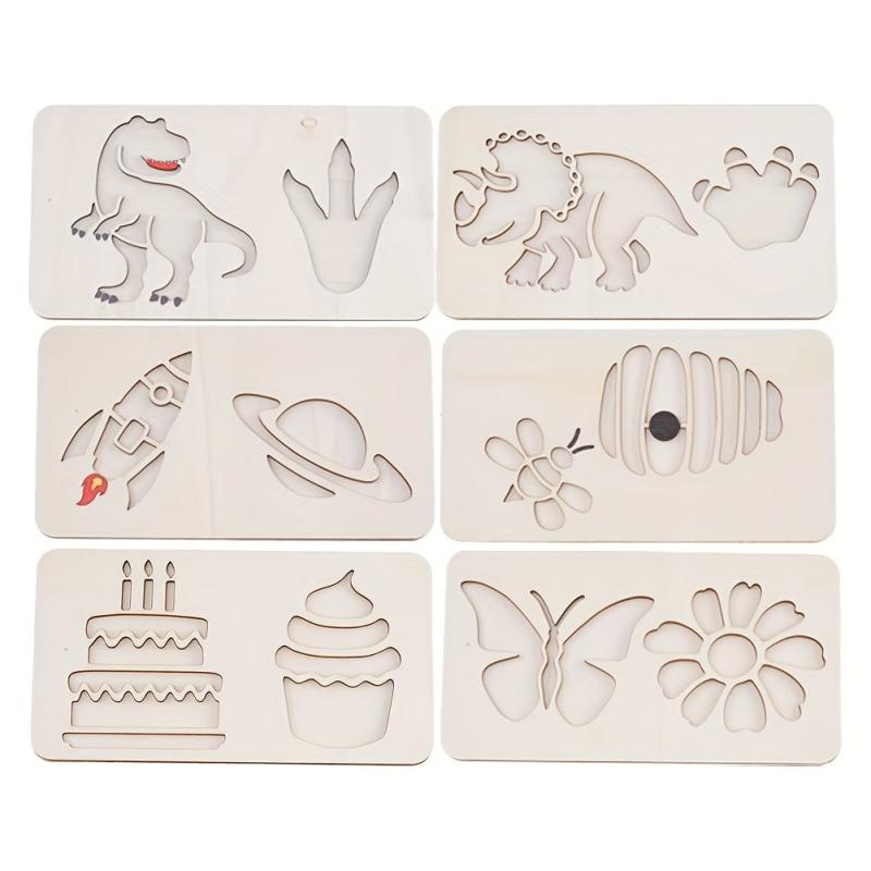 Wooden Animal Sensory Tray for Kids