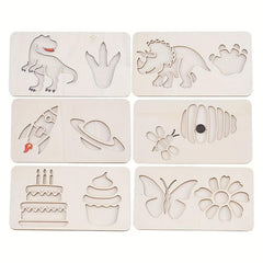 Wooden Animal Sensory Tray for Kids