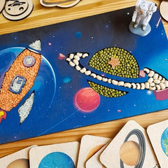 Wooden Animal Sensory Tray for Kids