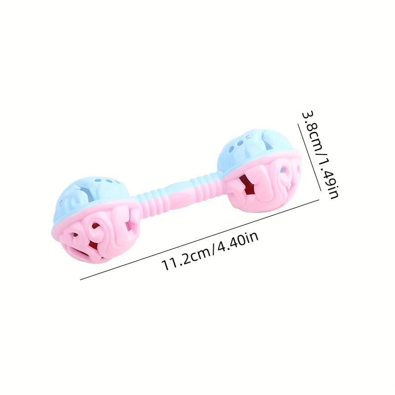 Soothing Double Headed Baby Rattles with Bells