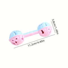 Soothing Double Headed Baby Rattles with Bells